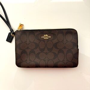 COACH Double Zip Wallet